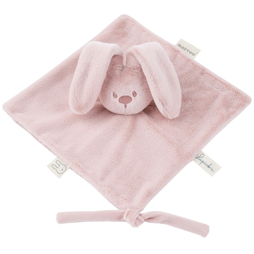 [585900] Nattou | Knuffeldoek/Doudou Bunny Poederroze