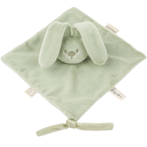 [585901] Nattou | Knuffeldoek/Doudou Bunny Lindegroen