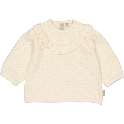 Levv | Pull Girls Niki White Cream