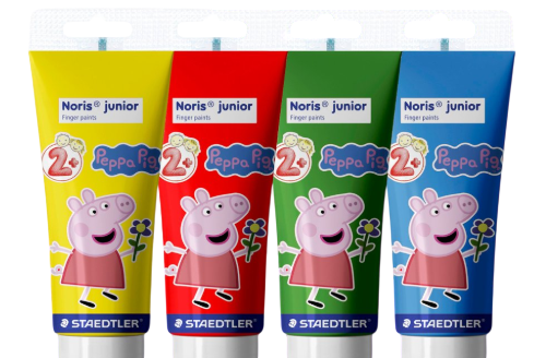 [586003] Staedtler | Verf Peppa Pig Vingerverf 4-delig