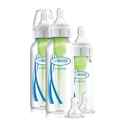 [586190] Dr.Brown's | Starterset Standaardfles Anti-colic Options+ 9-delig