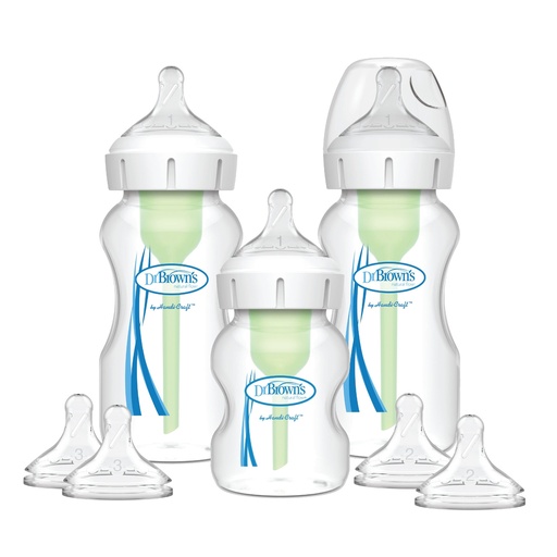 [586197] Dr.Brown's | Starterset Breedhalsfles Anti-colic Options+ 12-delig