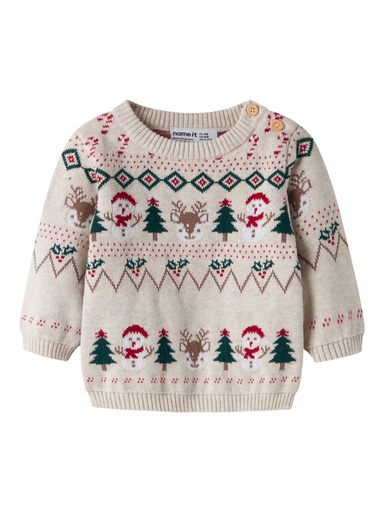 Name It | Sweater Uni Ralko Peyote Melange