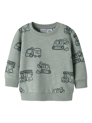 Name It | Sweater Boys Komma Green Milieu