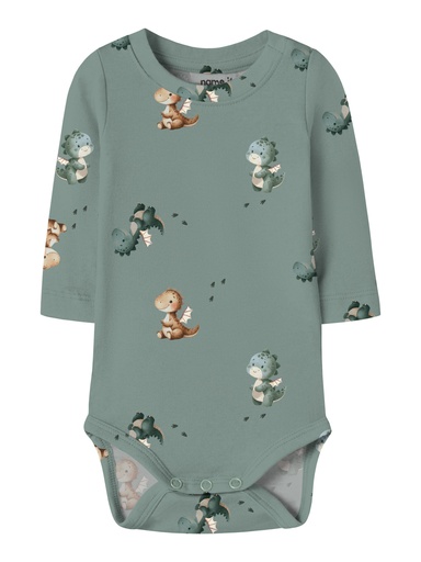 Name It | Body Boys Karlos Longsleeve Green Milieu