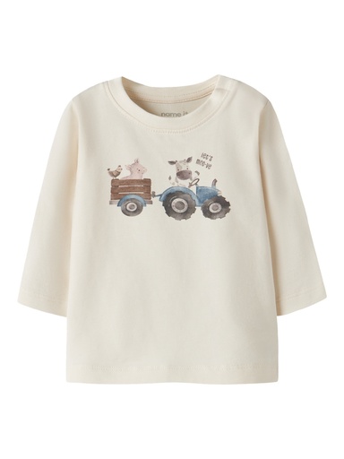 Name It | T-shirt Boys Laurids Longsleeve Antique White