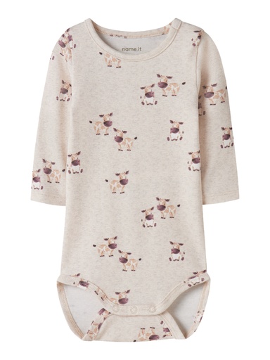 Name It | Body Boys Lois Longsleeve Peyote Melange