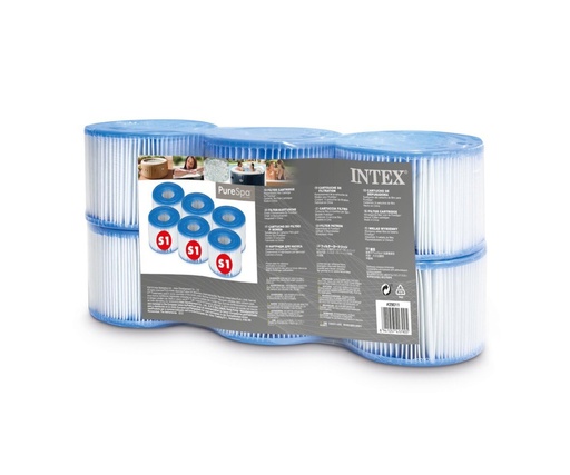 [586924] Intex | Jacuzzi Toebehoren Filterpatroon S1 vr Pure Spa Intex 6-pack