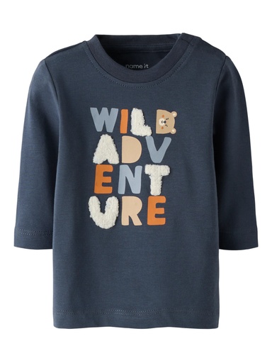 Name It | T-shirt Boys Niks Longsleeve Ombre Blue