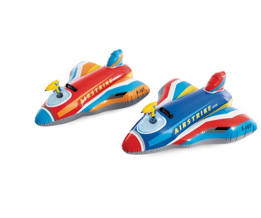 [587043] Intex | Zwemspeelgoed Vliegtuig Ride-on Assortiment 2 Kleuren