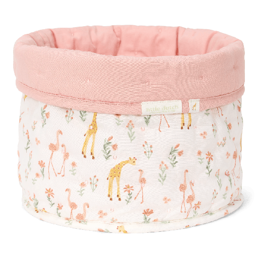 [587519] Little Dutch | Verzorgingsmand Safari Friends Blooming Safari Klein Roze