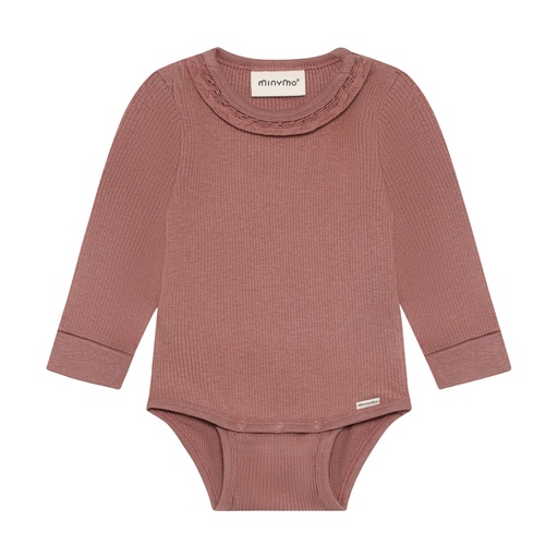 Minymo | Body Girls Longsleeve Burlwood