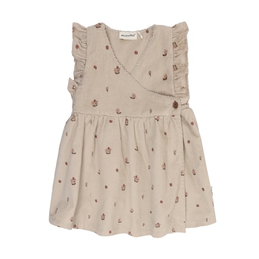 Minymo | Jurk Girls Feather Grey
