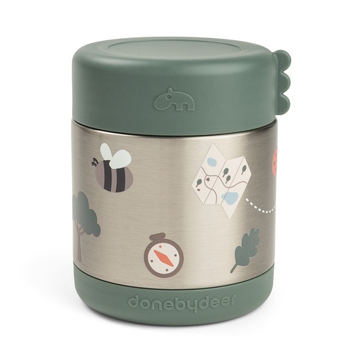 [588230] Done by Deer | Thermos Tiny Trails Insulated Food Jar Groen 300ml