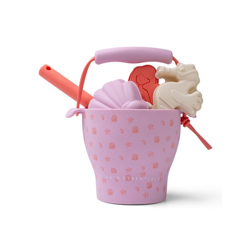 [588534] Swim Essentials | Strandspeelgoed Shell Tastic Pink 5-delig