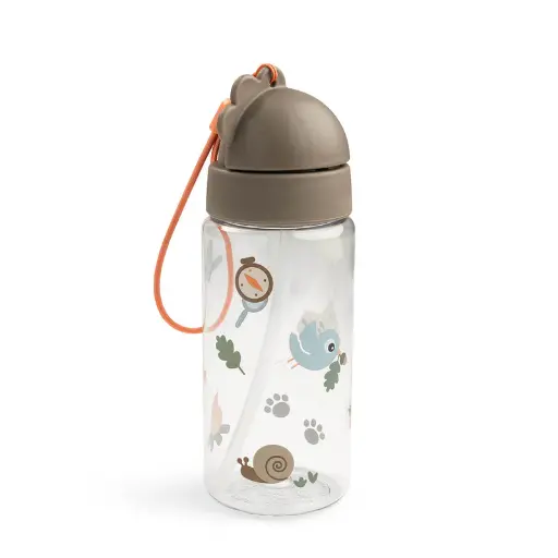 [588549] Done by deer | Drinkfles Tiny Trails Rietjesfles Sand/Zand 350ml