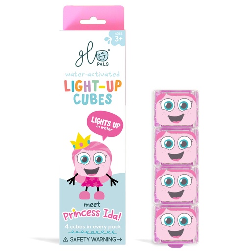 [588560] Glo Pals | Badspeelgoed Light Up Cubes Ida 4-pack