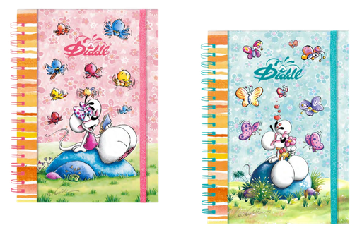 [588704] Diddl | Notitieboek Spiraal A5 Glitter