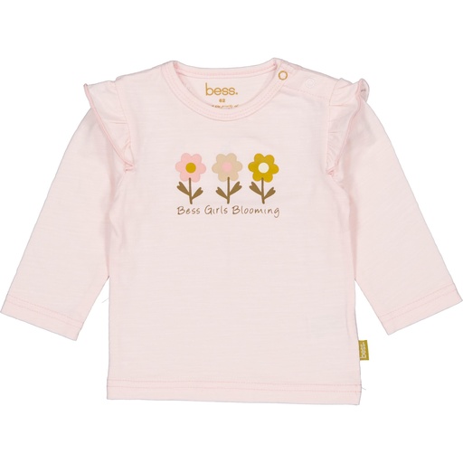 Bess | T-shirt Girls Alida Longsleeve Rosewater