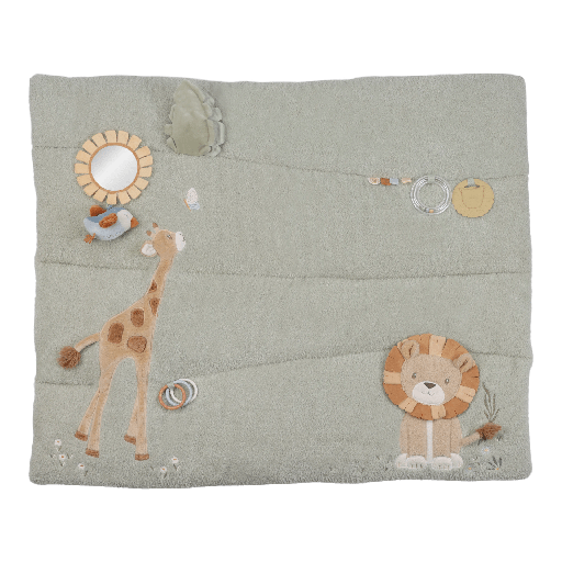 [589016] Little Dutch | Speeltapijt Zonder Speelboog Safari Friends Groen +0m