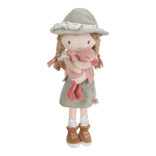 [589052] Little Dutch | Pluche Knuffel Safari Friends Rosa Knuffelpop 35cm 