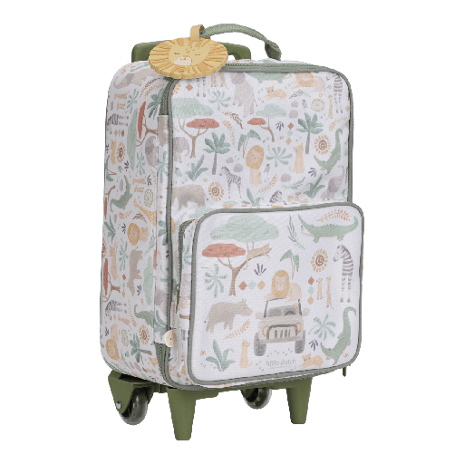 [589061] Little Dutch | Trolley Safari Friends 29x22x48cm