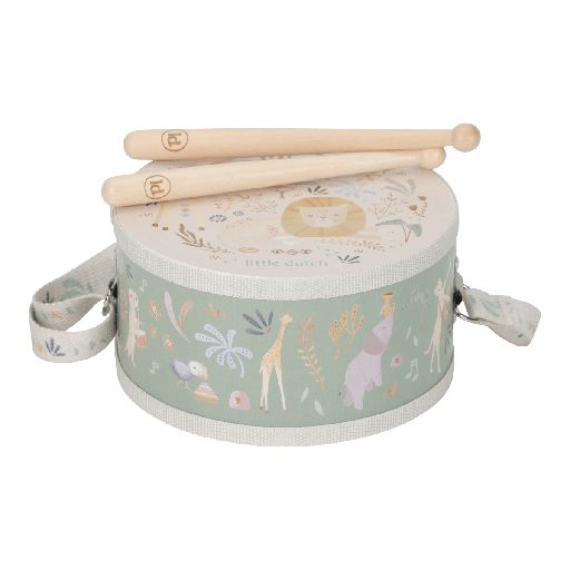 [589064] Little Dutch | Muziekinstrument Safari Friends Trommel FSC