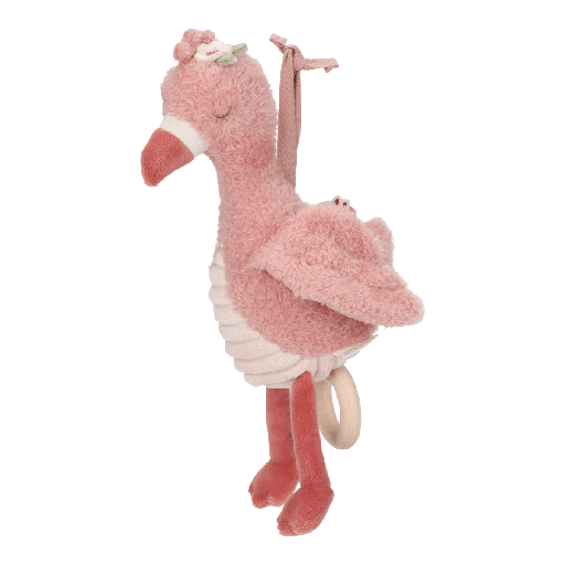 [589073] Little Dutch | Muziektrekker Safari Friends Flamingo Roze 