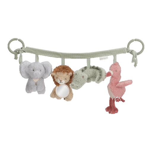 [589075] Little Dutch | Wagenspanner Safari Friends Groen +0m