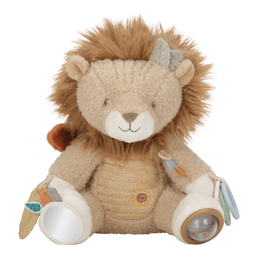 [589084] Little Dutch | Activiteitenknuffel Safari Friends Leeuw Geel