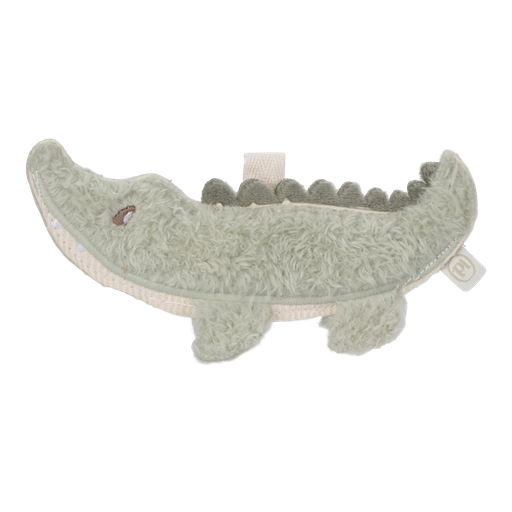 [589103] Little Dutch | Vlaggenlijn Textiel Figuur Safari Friends Krokodil Groen