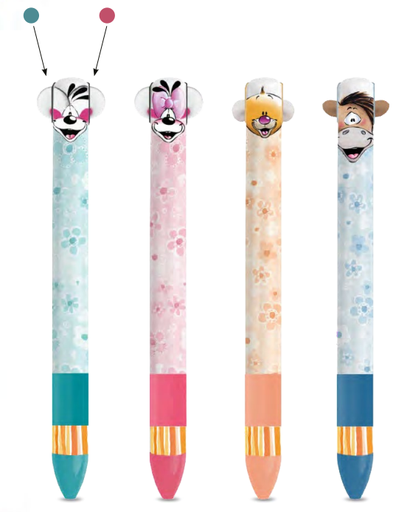 [589225] Diddl | Pen 2in1 Kleuren Assortiment