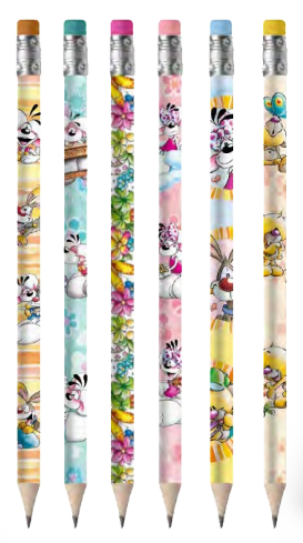 [589231] Diddl | Potlood met Gom Assortiment