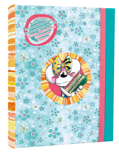 [589242] Diddl | Notitieset Magische Inkt Pen/Stickers/Notieblok/Sjabloon