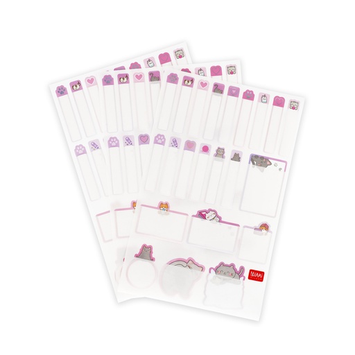 [589290] Legami | Naamstickers Kitty 3-pack