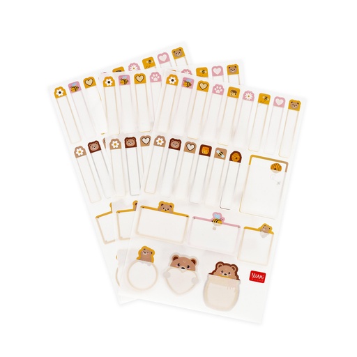 [589293] Legami | Naamstickers Teddy 3-pack