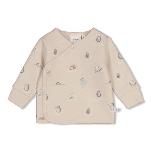 Feetje | T-shirt Uni Penguin Cuddles Overslag Longsleeve Zand