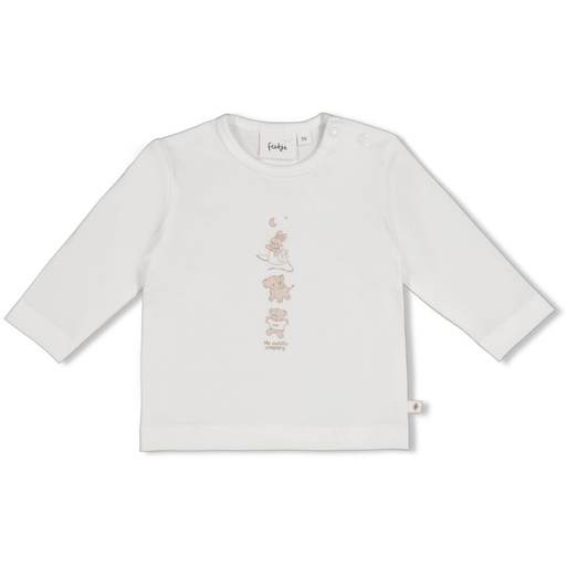 Feetje | T-shirt Uni The Cuddle Company Longsleeve Off White