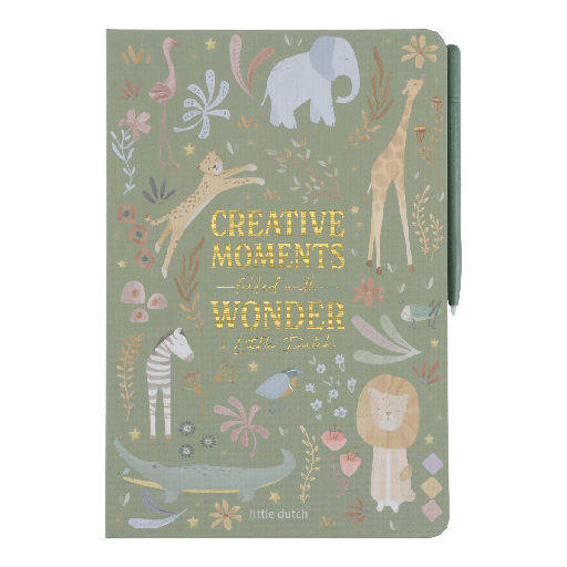 [589474] Little Dutch | Tekentablet Safari Groen