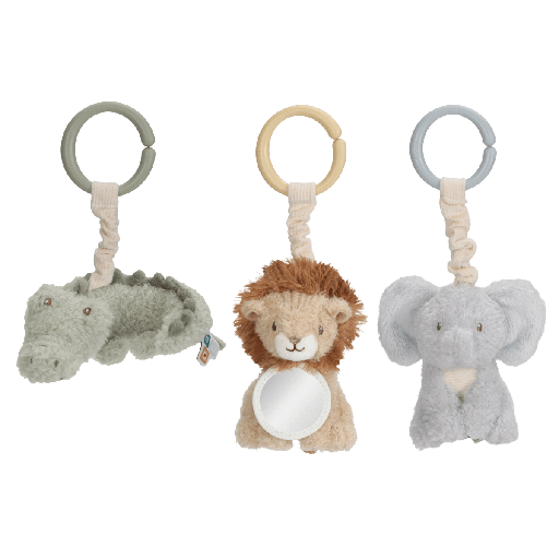 [589501] Little Dutch | Speeltjes vr Speelboog Safari Friends 3-delig