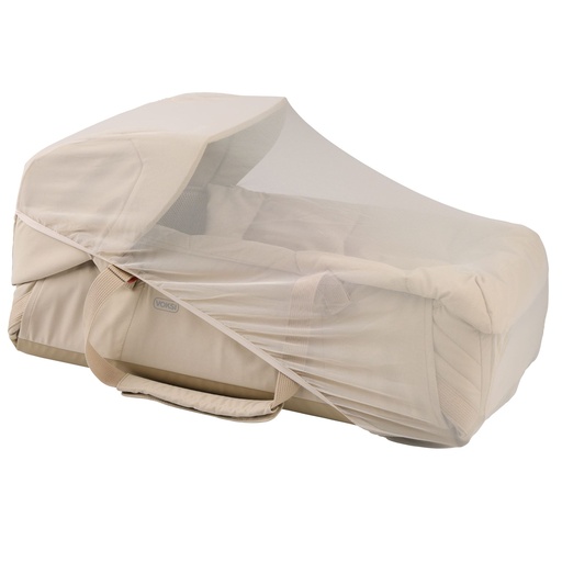 [589630] Voksi | Zonnekap en Muggennet vr Babynest Carry Me SeashellSand