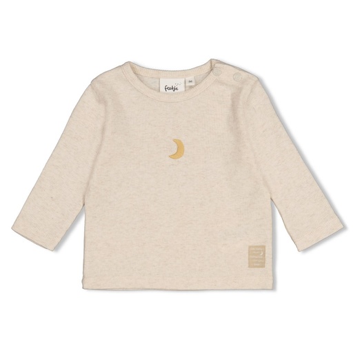 Feetje | T-shirt Uni Over The Moon For You Longsleeve Off White Melange