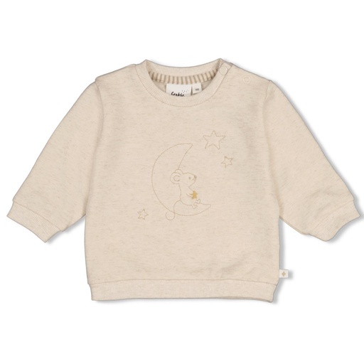 Feetje | Sweater Uni Over The Moon For You Off White Melange