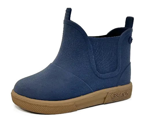 Boatilus | Laarzen Beatly Brushed Navy/Beige Blauw