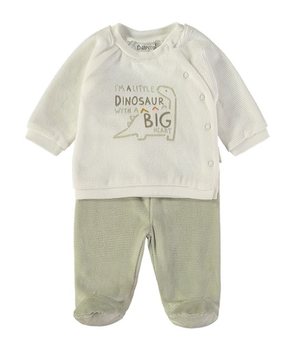 Babybol | Pyjama Khaki Groen 2-delig