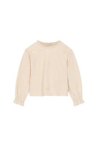 Le Chic | T-shirt Girls Nory Longsleeve Warm Winter White