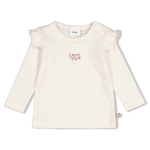 Feetje | T-shirt Girls My Little Love Longsleeve Off White