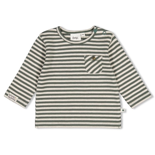 Feetje | T-shirt Boys Wiggle and Waddle Longsleeve Groen