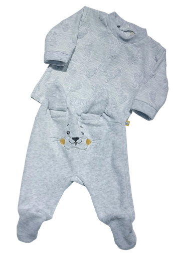 Picco Mini | Pyjama Konijn Gray 2-delig