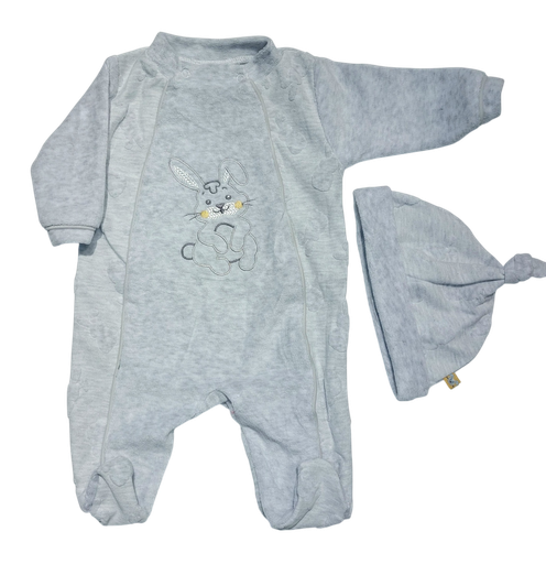 Picco Mini | Pyjama/Muts Konijn Gray 2-delig